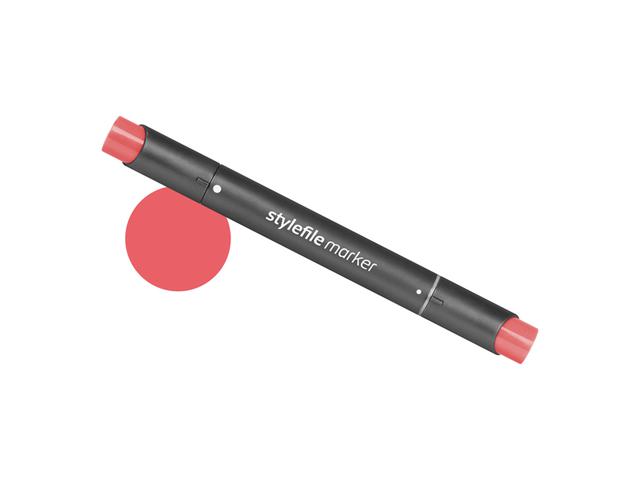 STYLEFILE MARKER 358 CORAL RED 1