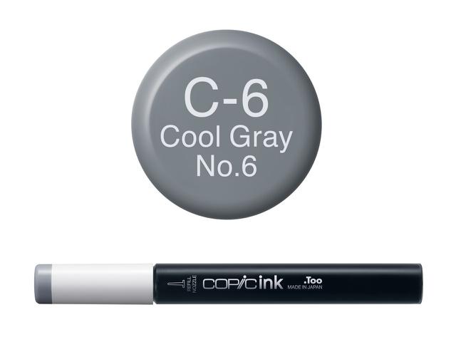 COPIC INKT NW C6 COOL GRAY 6
 1