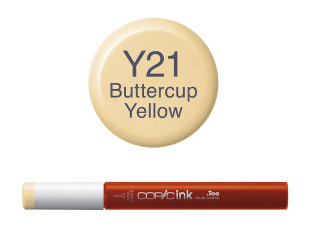 COPIC INKT NW Y21 BUTTERCUP YELLOW 1