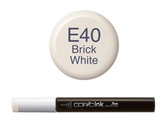 COPIC INKT NW E40 BRICK WHITE
 1