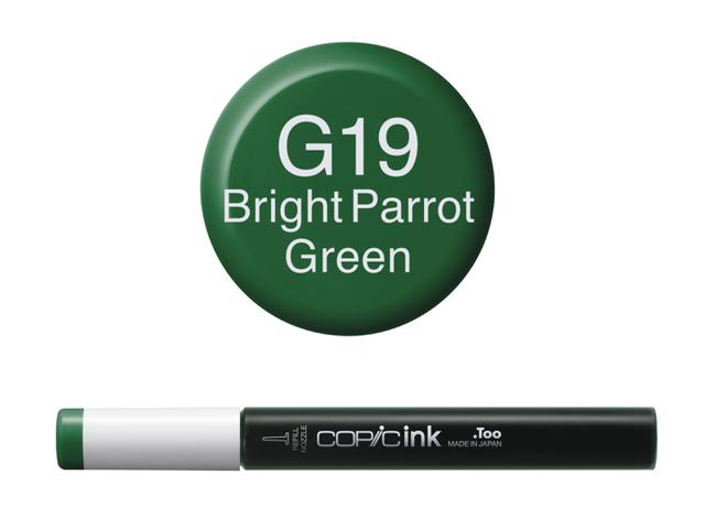 COPIC INKT NW G19 BRIGHT GREEN PARROT 1
