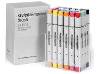 STYLEFILE BRUSH MARKERSET BR24MA 24-DELIG MAIN A