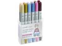 COPIC CIAO 12-DELIG MARKERSET VINTAGE COLORS
