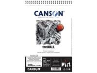 CANSON THE WALL SPIRAALBLOK GRAFITTI-PAPIER A4 200GRAM 2-Z