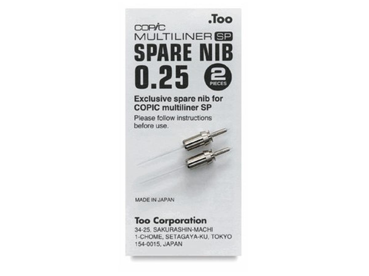 COPIC MULTILINER SP SPARE NIBS 0,25 2